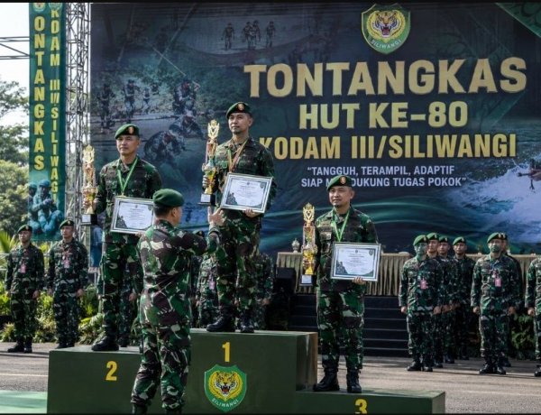 Kodam III/Siliwangi Gelar Tontangkas HUT ke-80, Sejumlah Satuan Raih Juara